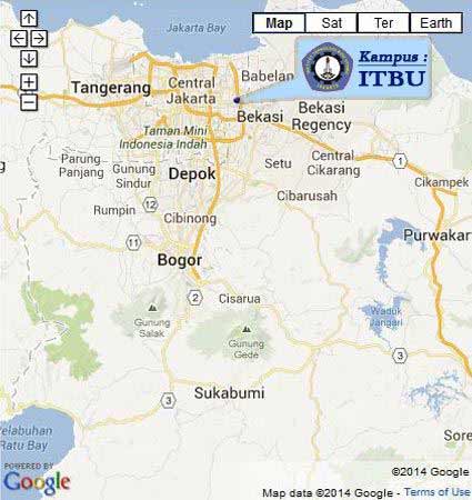 Peta & Lokasi Kampus Institut Teknologi Budi Utomo Jakarta Nomor